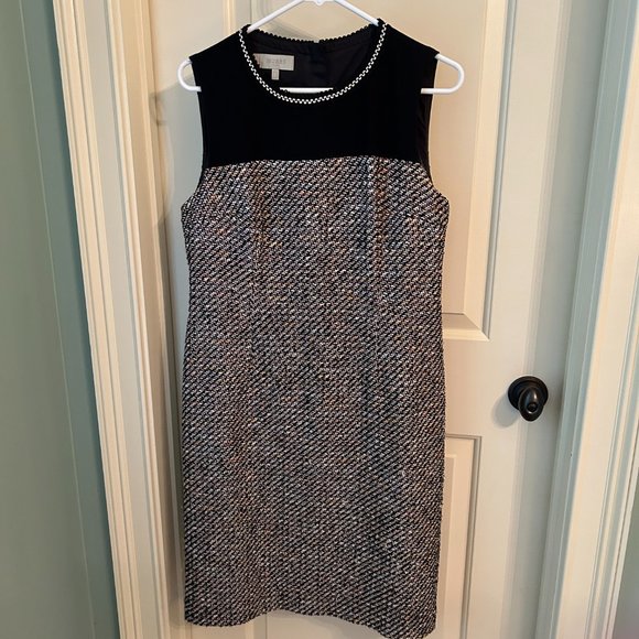 Hobbs Sleeveless Suiting Dress - Picture 1 of 4